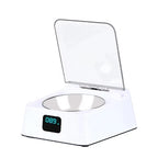 350ml Automatic Cat Feeder with Infrared Sensor Cover Removable Bowl Battery Powered Intelligent Smart Opening Lid Dog Feeder