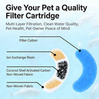 Wholesale Cat Water Fountain Replacement Filters Activated Circle Fountain Carbon Filter for Hot Sale Fountain Manufacturer