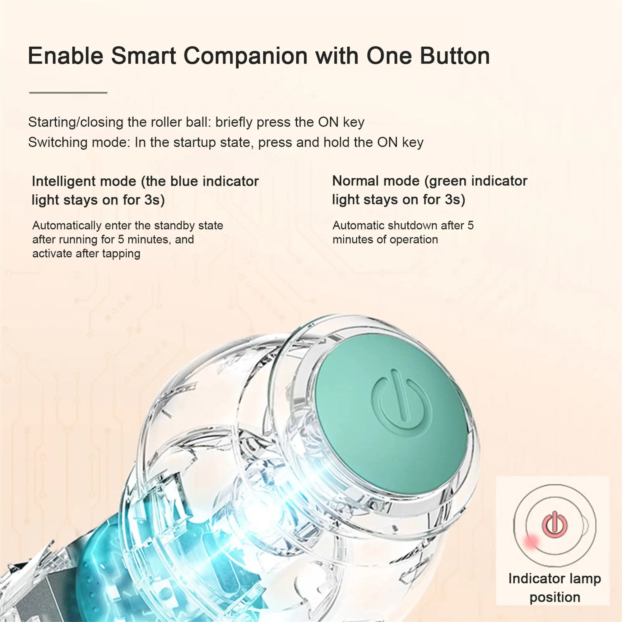 Interactive Indoor LED Light Cat Ball Toy Eco-Friendly Silicone Cat Toy for Dogs and Kittens Cat Toys for Training