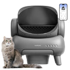 M1 Open-Top Self Cleaning Cat Litter Box with APP Control Automatic Cat Toilet Odor-Free Waste Disposal with Trash Bags