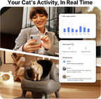 M1 Open-Top Self Cleaning Cat Litter Box with APP Control Automatic Cat Toilet Odor-Free Waste Disposal with Trash Bags
