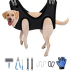 Pet Hammock Grooming Tools Cutting Nails Drying Hair 3D Air Mesh Cat Dog Pet Shop Accessories Pruning Set Comb Pet Nail Scissors