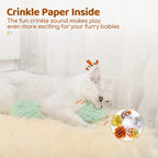 Interactive Cat Toys Cat Pillows Soft Durable Crinkle Sound Catnip Indoor Kitten Exercise Cat Products