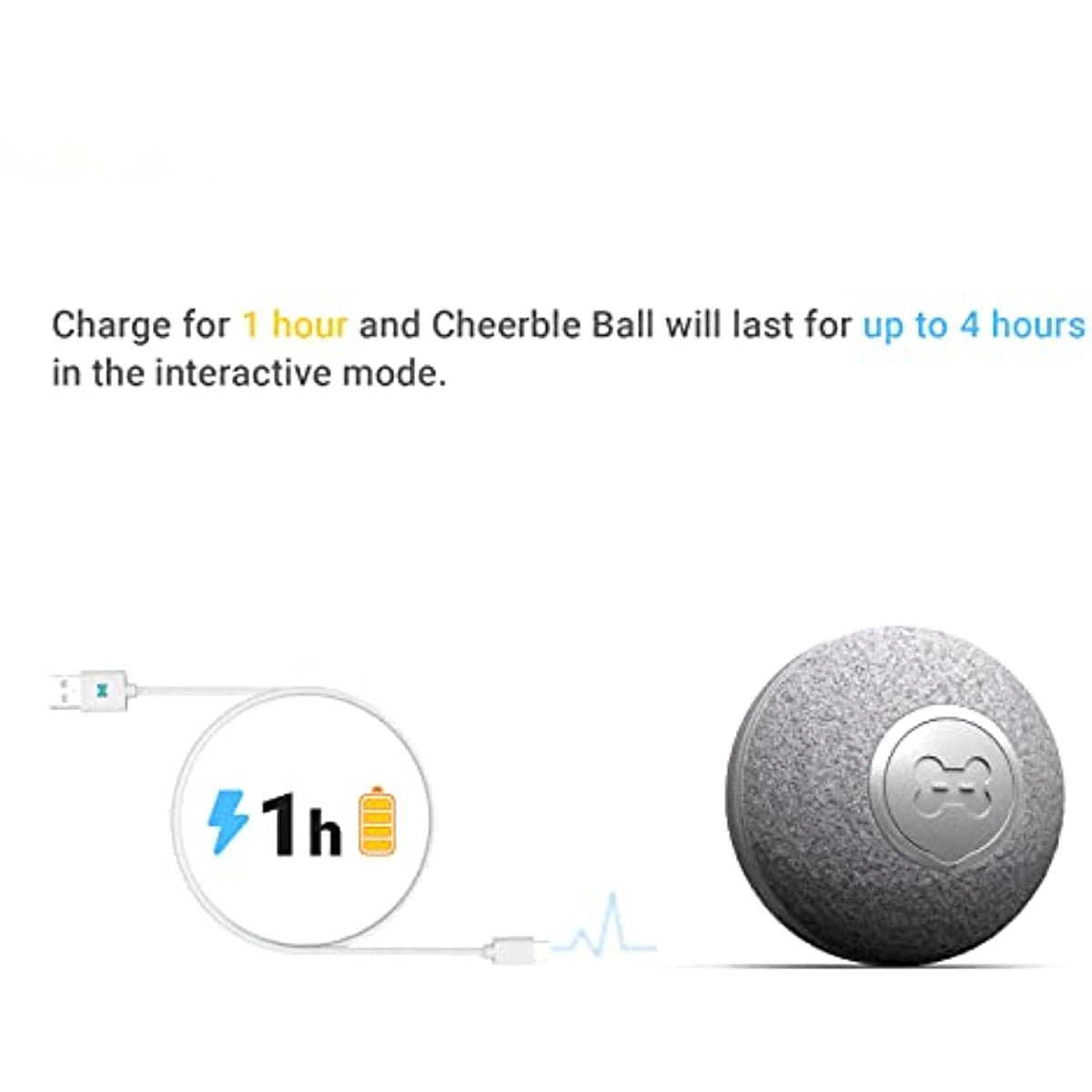 Smart Interactive Cat Toys Automatic Moving Bouncing Rolling Ball for Indoor Kitten Cat Pet Ball with Lights and Bell Pet Toys