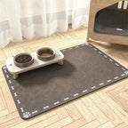 Wholesale Silicone Pet Bowls Mat Non Slip Pet Food Mat Dog Cat Square Bone Shaped Pet Feeding Mat
