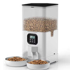2026 New 4L/6L OEM Dual Bowls Automatic Cat Feeder with Camera TUYA APP Smart Pet Feeder Stainless Steel Bowl  for Muti Dogs Cat