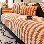 Anti-scratch Breathable Cat Sofa Cover Christmas Gift Chenille Furniture Protector Couch Cover Machine Washable Cat Bed Mat Cat