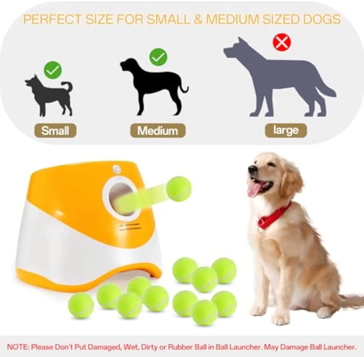 Wholesale Dog Ball Thrower for Dog Automatic Dog Ball Launcher With 3/6/12 Tennis Balls Indoor and Outdoor