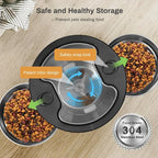 4.5L Smart APP Control Automatic Cat Feeder with Recording Stainless Steel Smart Pet Feeder Automatic for Cats Dogs