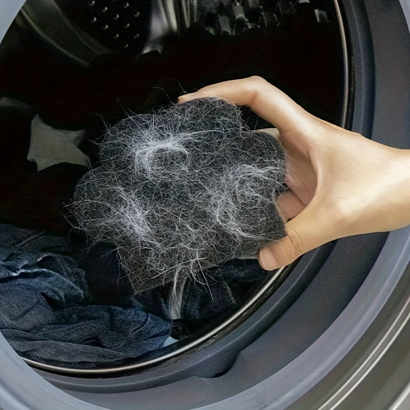 2pcs Washing Machine Pet Hair Remover Sticky Lint Filter for Pet Hair & Debris Removal Manual Drum Cleaner