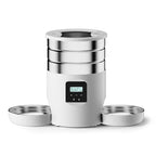 4.5L Smart APP Control Automatic Cat Feeder with Recording Stainless Steel Smart Pet Feeder Automatic for Cats Dogs