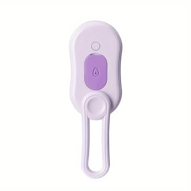 Rechargeable Cat Steamy Brush with Leave-In Serum Self Cleaning Steam Cat Brush Pet Comb for Cats and Dog Cleaning Brush
