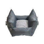 Luxury Waterproof Dog Car Seat Removable Washable Solid Pattern Pet Cage & Travel Carrier Bag