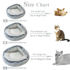 Winter Long Plush Solid Cat Bed & Pet Cage Warm Cushion Basket Dog Bed Sleep Bag Nest for Small Cats