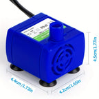 Automatic LED Light Pet Cat Water Fountain Pump Motor Plastic Automatic Power-Off Water Dispenser LED Light Cat Dog Drinking