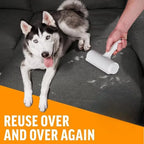 Pet Hair Remover Roller Dog Brush Cat Fur Remover with Self-Cleaning Base Animal Hair Removal Tool for Furniture Couch Car Seat