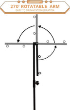 Pet Grooming Table Arm with Clamp and Post Loop Noose Pet Shop No Sit Haunch Holder Grooming Restraint for Small Medium Dogs