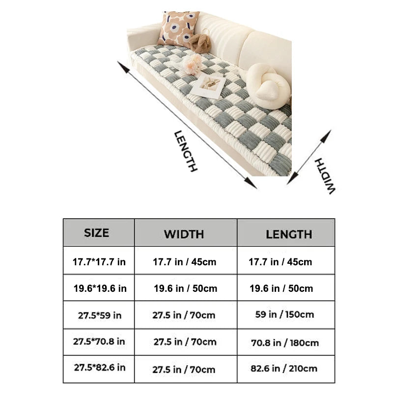 Luxury Thick Cat Sofa Cover Summer Breathable Washable Slip Protective Pet Bed Mat Sofa Protector