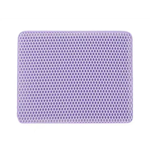 Pet Cat Litter Mat Waterproof EVA Double Layer Cat Litter Trapping Pet Litter Box Mat Clean Pad Products for Cats Accessories