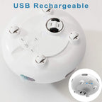 UFO Interactive Cat Toy Cat Upgraded Pop and Play Toy with Rotating Feather USB Charging Smart Mode Indoor Cats Relieve Boredom