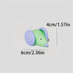 Automatic Interactive Cat Toy Ball Self-Rolling with Flashing LED Light USB Rechargeable for Indoor Cat Halloween Christmas Gift