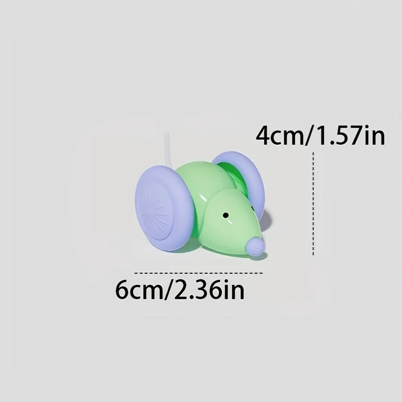 Automatic Interactive Cat Toy Ball Self-Rolling with Flashing LED Light USB Rechargeable for Indoor Cat Halloween Christmas Gift