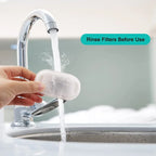 4Pack Pet Replacement Sponges for 67oz/2L Flow Pet Water Fountain Stainless Steel Cat Water Fountain Filters Automatic