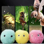 Interactive Ball Smart Cat Toys Plush Electric Catnip Training Toy Kitten Touch Sounding Pet Product Squeak Toy Ball