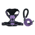 Dog Harness for Large Dogs No Pull Vest with Reflective Strip Control Handle Adjustable Comfortable for Easy Walking Pet Harness