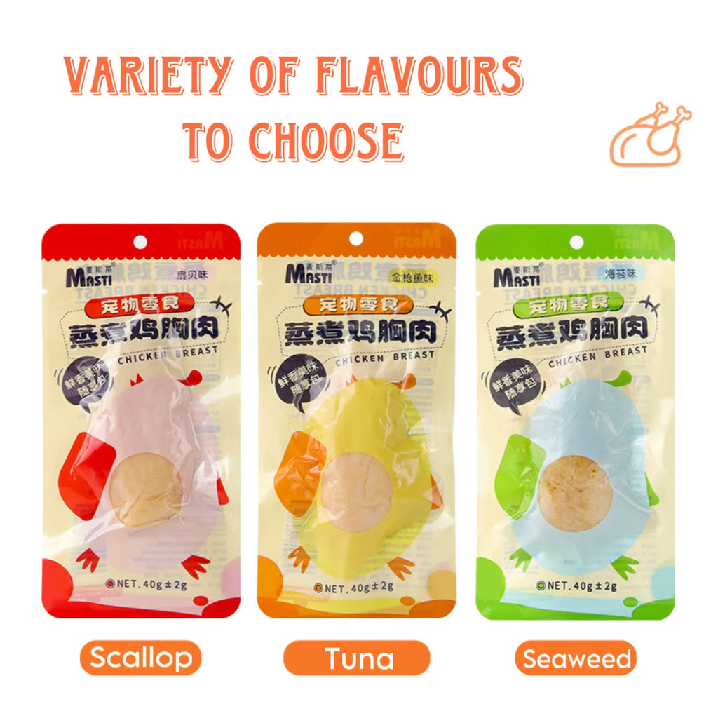 Healthy Pet Snack Chicken Breast Protein Treats Premium Cat Food and Dog Food Cat Treats