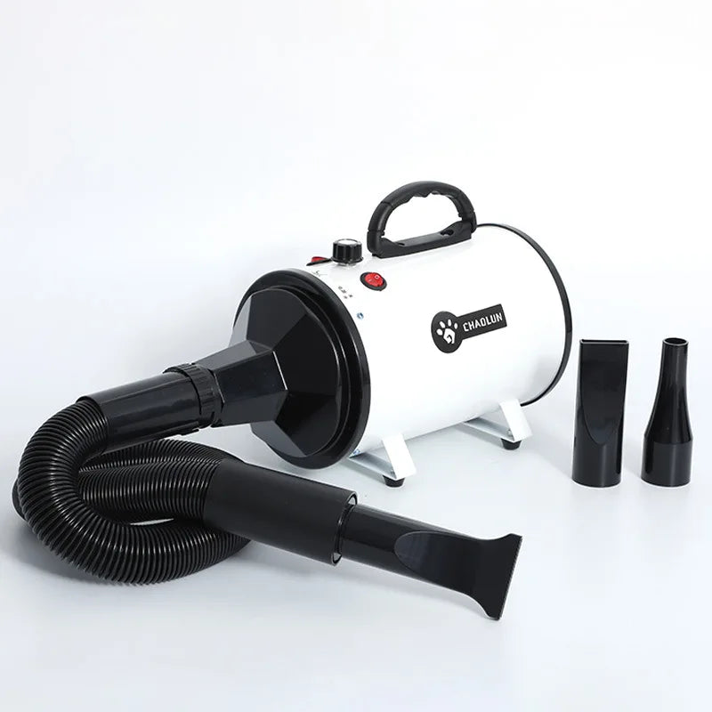 High-Speed Pet Hair Dryer With Heater for Dogs and Cats Powerful Blowing Grooming Tool Adjustable Speed Electronic Pet Products