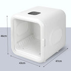 68L Smart Pet Dryer Box with 3 Air Vents 4 Speed Settings 1000W Low Noise Automatic Cat Drying Machine for Home Pet Grooming