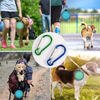 Collapsible Dog Bowl Foldable Pet Bowl with Lid Dog Travel Bowl Portable Foldable Cat Feeder for Pet Walking Parking Camping