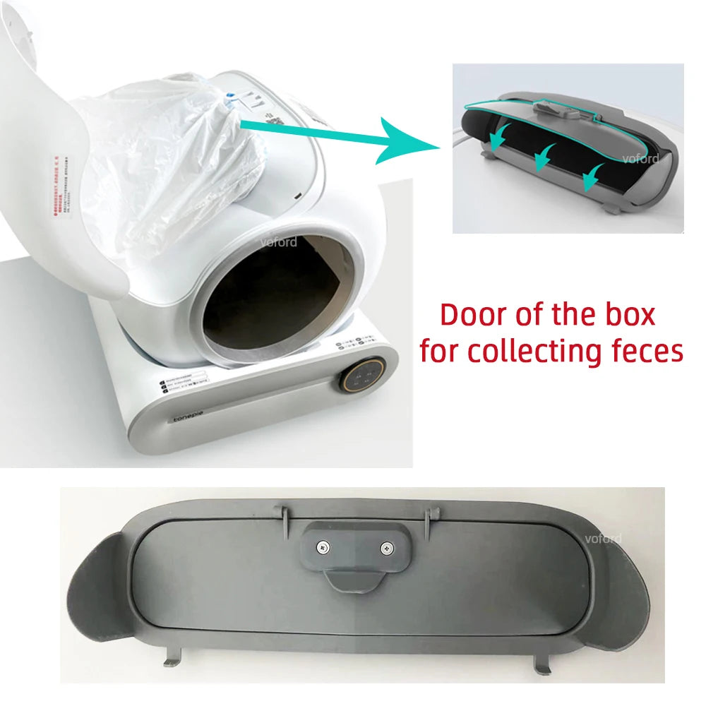 Original Tonepie Pet Cat Litter Box Accessories Self-cleaning Pet Litter Box Mat Automatic Cat Bedpan Smart Cat Toilet Accessory