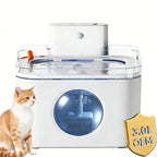 3L Wireless Cat Water Fountain 5200mah Rechargeable Smart Sensor Cordless Automatic Pet Water Fountain Cat Water Dispenser