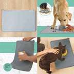 Wholesale Silicone Dog Cat Bowl Mat Non-Stick Food Pad Water Cushion Waterproof Cat Water Fountain Mat