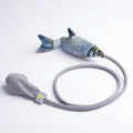 Interactive Cat Toys Cat Moving Fish Realistic Flopping Fish Cat Kicker Catnip Toys with Air Bag Funny Flipping Exercise