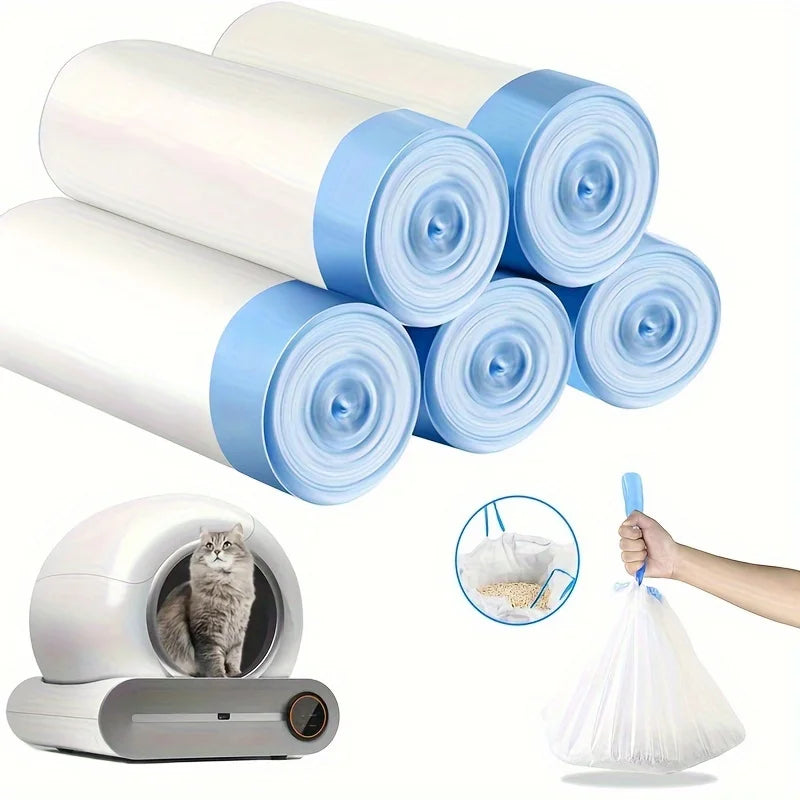 Self-Cleaning Litter Box Replacement Pet Poop Bags Thickened Pet Garbage Bags Automatic Cat Litter Box Pet Poop Bags