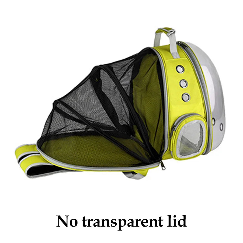 Wholesale Cat Backpack Pet Carriers Collapsible Cats Shoulder Bag Ventilate Transparent Foldable Carries Travel Cat Bed