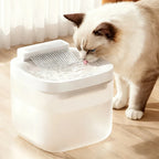 3L/101.45oz Smart Cat Water Fountain USB Powered Operating Voltage Quiet Operation Automatic Recirculating System for Cats