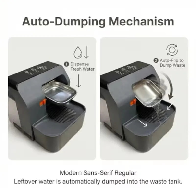 3.2L Intelligent Wireless Cet Water Fountain No Filter Required Wastewater Separation Fresh Water Supply for Cats and Small Dogs