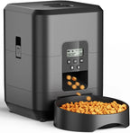 2L Automatic Cat Feeder Timed Cat Food Dispenser with 1-4 Meals Per Day for Cats and Small Dogs Auto Pet Feeder for Dry Food