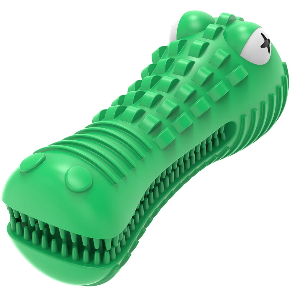 Dog Toothbrush Stick for Aggressive Chewers Pet Teeth Cleaning Dental Care Squeaky Dog Chew Toy Durable Sounding Dog Molar Stick