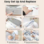 3 Rolls Pet Poop Bags for Tonepie Automatic Cat Litter Box Pet Garbage Cat Poop Bags Self-cleaning Cat Toilet Waste Bags