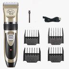 Electronic Pet Hair Trimmer Rechargeable Low-noise Dog Cat Haircut Kit Puppy Blade Cutter Machine Pet Grooming Shaver Scissor