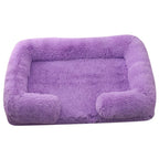 Orthopedic Dog Beds for Large Dogs Fluffy Large Dog Bed with Removable Washable Cover Non-Slip Bottom Foam Couch Bed
