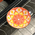 Ceramic Cat Bowls for Food Colorful Cute Cat Bowl Set of 6 Wide Shallow Whisker Friendly Microwave and Dishwasher Safe