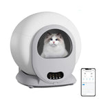 Automatic Cat Litter Box for Multiple Cats with App Control Odor Removal Self Cleaning Litter Box Automatic Cleaning