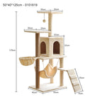 Cat Scratcher Tree Indoor Cat Scratching Posts Stand House Kitty Condo Funny Cat Toys for Kittens Pet Play House