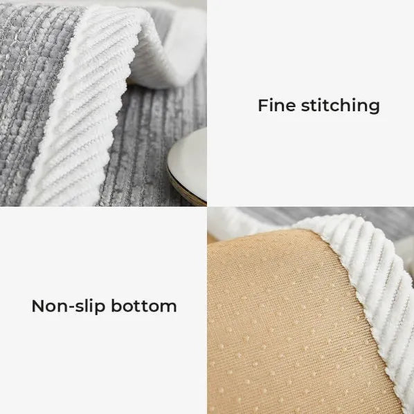 Anti-scratch Cat Sofa Cover Simple Striped Chenille Furniture Protector Couch Cover Machine Washable Cat Bed Mat Cat Products